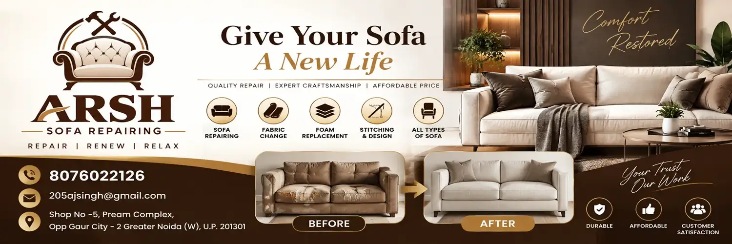 Arsh Sofa Repairing cover image